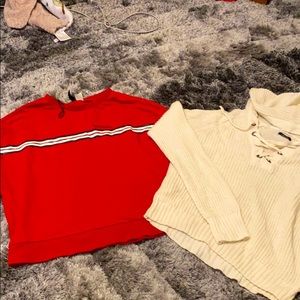 2 long sleeve cute shirts